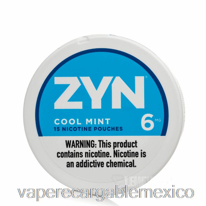 Vape Recargable Zyn Bolsas De Nicotina - Menta Fresca 6 Mg